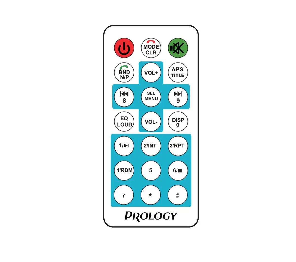 PROLOGY CMX-170 - автомагнитола с Bluetooth